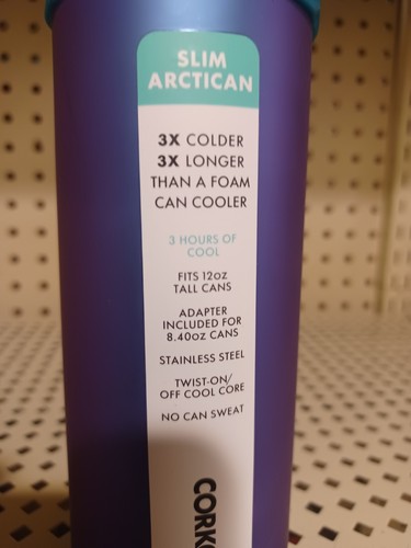 Corkcicle Slim Arctican For 12oz Tall Cans & 8.4oz (3201CHD) Dragonfly Brand New - Picture 3 of 4