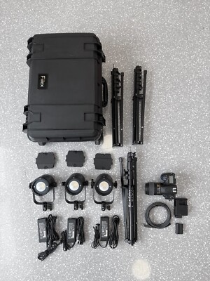 Fiilex P360 Pro Plus (x3) Portable LED Light Kit With Case + Nikon D810 kit