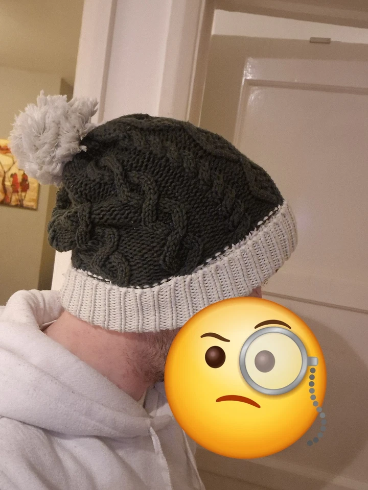 Aran Wool Beanie Hat - Image 4 of 4