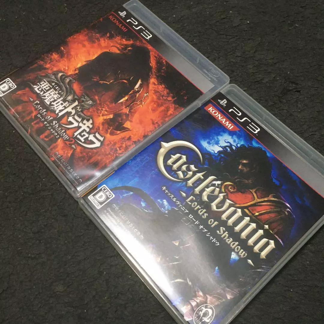 SONY PlayStation 3 PS3 Castlevania Lords of Shadow 1 & 2 set from