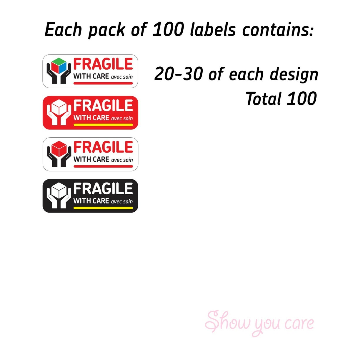 SAVITA 500 Adesivi Per Busta A Forma Di Cortile, Trasparenti - Foto 2