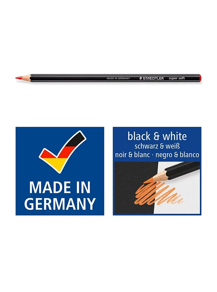 Staedtler Ergosoft Colored Pencils 12 pk Tin 149C M12 NEW - Image 3 of 3