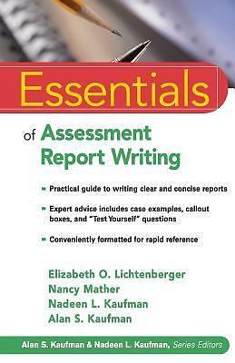 Essentials of Assessment Report Writing