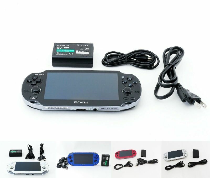 Sony PS Vita PCH-1000 1100 Wi-Fi OLED Console Various Color w