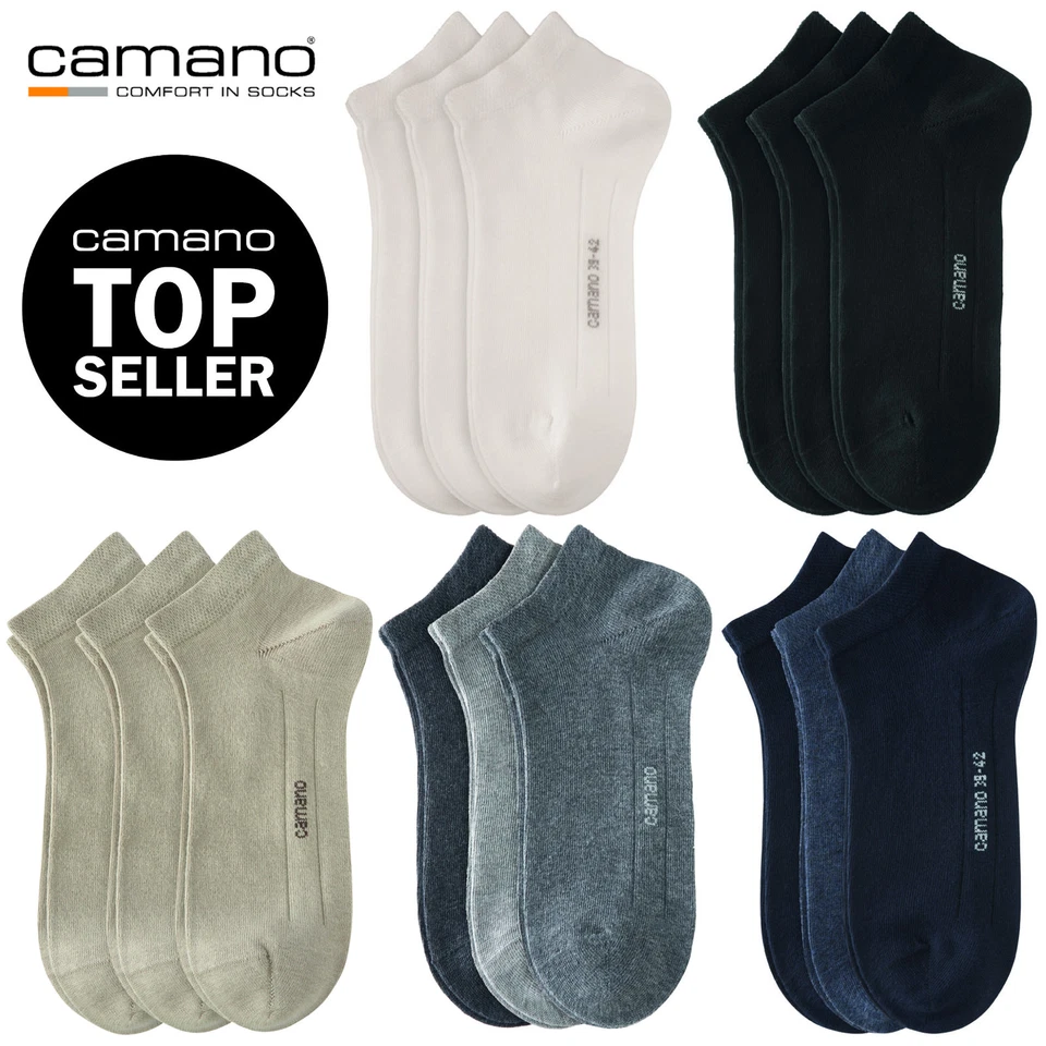 Camano Sneaker Socken 6 Paar alle Farben 35-38 39-42 43-46 47-49 Art. 3003 - Bild 2 von 4