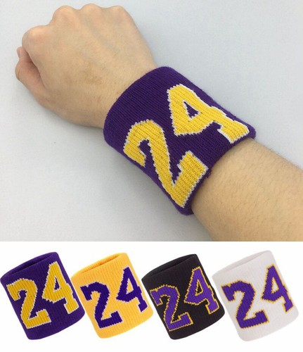 One Size Wrist Sweat Bands Cotton Wristband Sweatband Sports Basketball Baseball - Picture 17 of 92