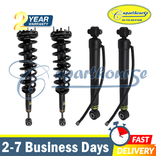 4x Front+Rear Shock Struts Assys with Electric Sensor Fit 2007-19 Toyota Sequoia - Picture 1 of 12
