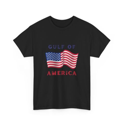 Gulf of America Cotton Tee, Patriotic T-Shirt, USA Flag Shirt, July