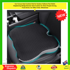 Car Coccyx Seat Cushion Pad for Sciatica Tailbone Pain Relief, Heightening Wedge