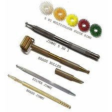 Sujok Jimmy Multi Purpose Acupressure Probe Combo Set and Rings  5 Sujok Ring