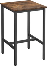 Compact & Elegant High Top Cocktail Table - 36.2” Sturdy Design for Small Spaces