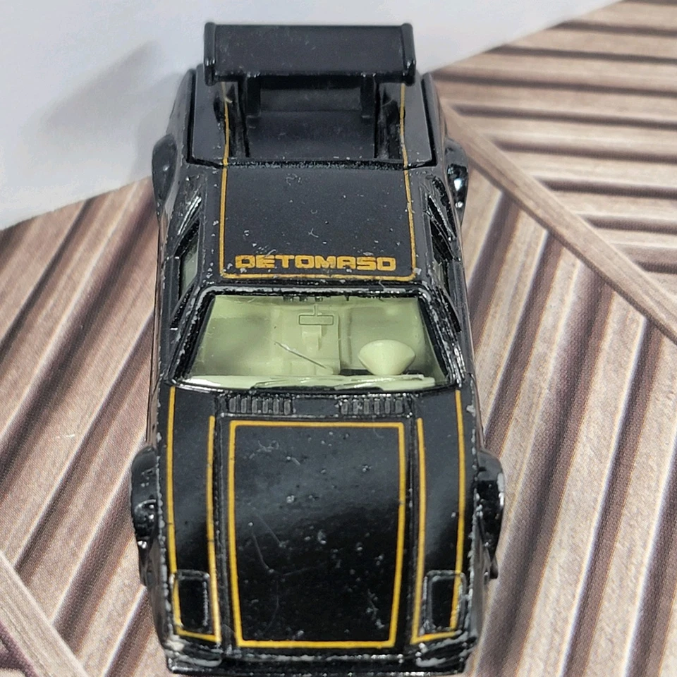 Tomica Tomy F55 De Tomaso Pantera GTS - Suelto - 1978 Hecho en Japón RARO Negro Foto 4 de 4
