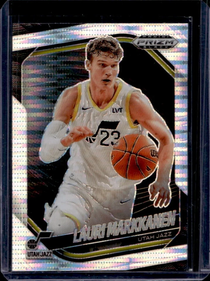 2024-25 Prizm Black Lauri Markkanen Pulsar Prizms #169 Jazz