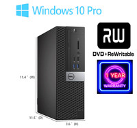 Dell OptiPlex Desktop with Intel Core i5 / 8GB RAM / 256GB SSD / Windows 10 Professional - Refurbished