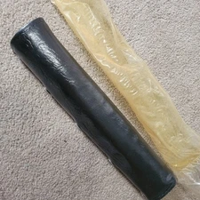 old school Vintage NOS snap Vinyl 12 inch frame pad BMX bike Black 