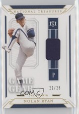2019 National Treasures Game Gear Material Holo Gold 22/25 Nolan Ryan HOF e8a