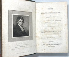 1833 Sir John Sinclair CODE OF HEALTH LONGEVITY Medicine Original Boards Plates