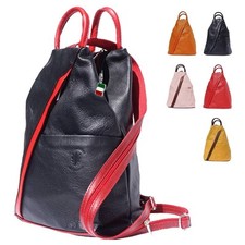 Florence Zaino City Zaino Tempo Libero Vera Pelle Scelta Colore Donna Zainetto