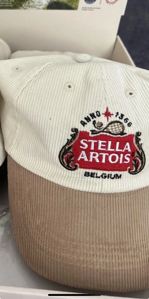 Stella Artois x Wimbledon Limited Edition Adjustable Baseball Cap Authentic Rare