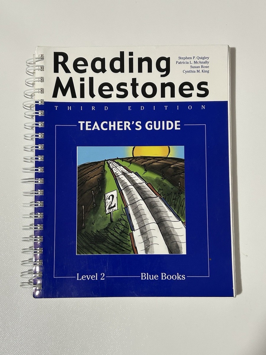 Reading Milestones 3rd Edition Level 2 Blue Full List Of Contents