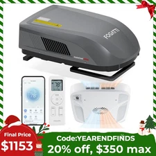 16000 BTU Rooftop RV Air Conditioner Heat Pump+Cooling Camper AC Unit Non-Ducted