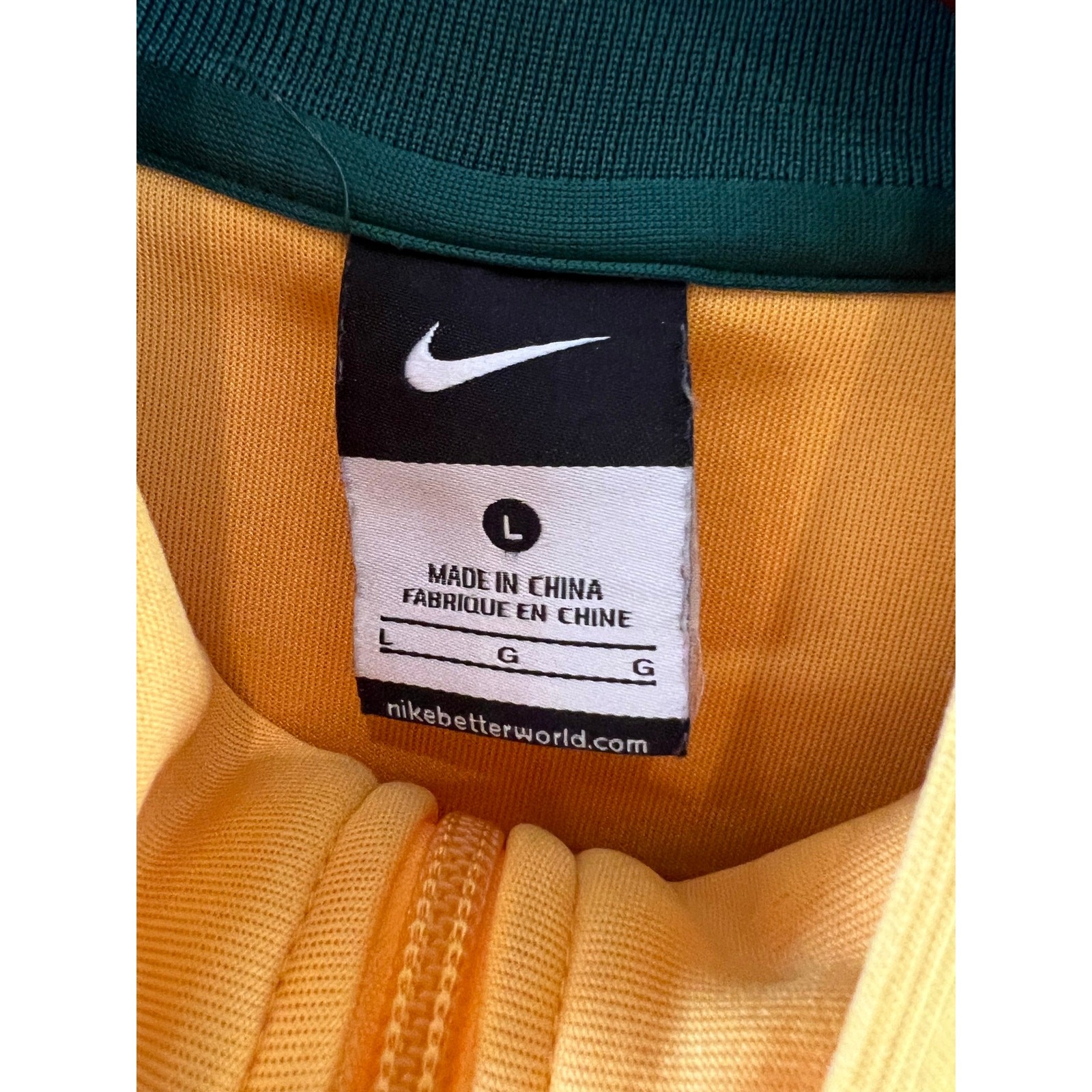 SACAI X NIKE Felpa con cerniera Nike Australia Academy Anthem calcio calcio calcio giallo