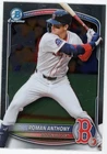 2025 Bowman Chrome Prospects Rookie Roman Anthony #167 Red Sox