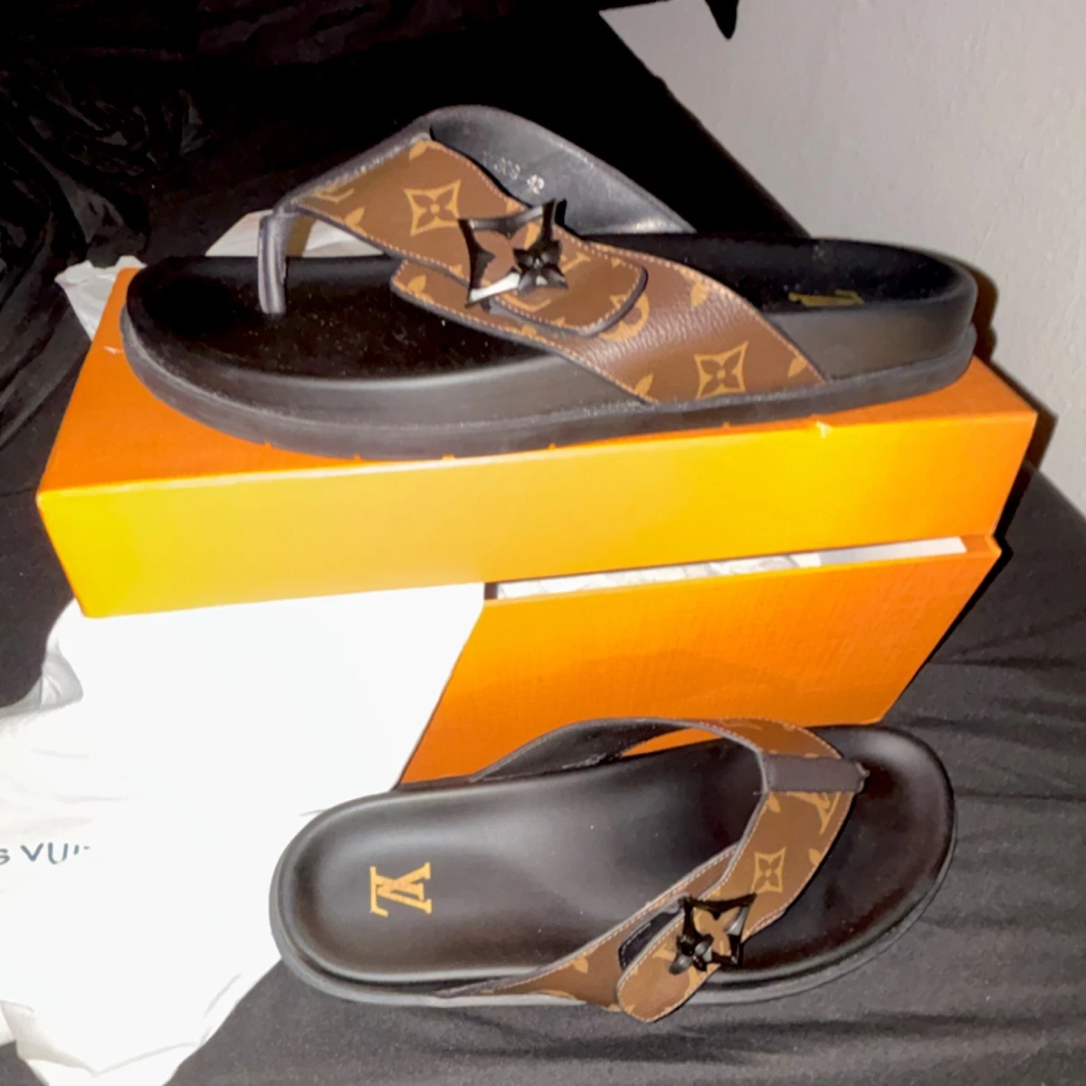 louis vuitton sandals products for sale | eBay