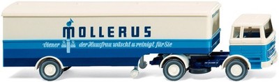 WIKING - Mercedes 1620 4x2 truck with semi rigid box 1 axle - 1/87 - WI...