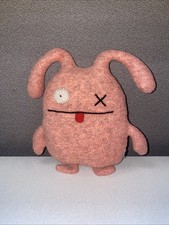 2003 Pretty Ugly Doll Uglys Plush Pink OX Stuffed Animal Toy 7"