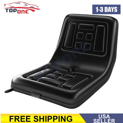 #ad #ad New Universal Lawn Mower Tractor Seat With Drainage Hole High Back Seat Black $46.27