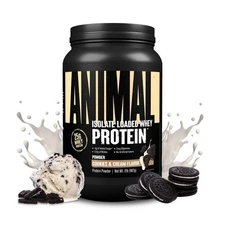 Animal Whey Isolate Protein Powder - Loaded for Pre & Post Workout Muscle Bui...