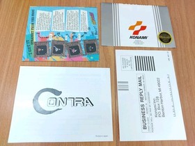 MINTY BOX CIB Contra complete in nintendo nes collector lot Shrink-wrap NICE