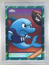 Determined Dolphin 2026 Topps Chrome VeeFriends #TF-DD 1986 Variation /86