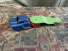   Wyandotte Pressed Steel Toy Truck Lowboy Trailer   VINTAGE