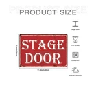 Vintage Broadway Musical Stage Door Tin Metal Signs Home Décor 8x12