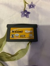 Finding Nemo & The Incredibles Double Pack Nintendo Game Boy Advance GBA Tested