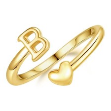 Stocking Stuffers for Teen Girls Women - Gold Rings for Women Girls 14K Gold