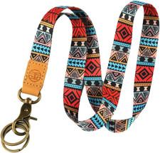 Lanyard for Keys, Cool Neck Strap Key Chain Holder, Long Lanyard for ID Badges W