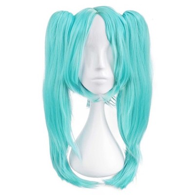 Rebecca Perücke für Cyberpunk Fans | Becca Cosplay Wig | Hellblau | 58cm