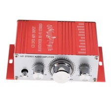 Mini Amplificatore Stereo Hi-Fi Amp Radio MP3 20W 12V Per Sistema Di Casa