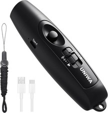 UNIWA Electronic Whistle with USB Charging, 3 Tone & 3 High Volume Hand black 