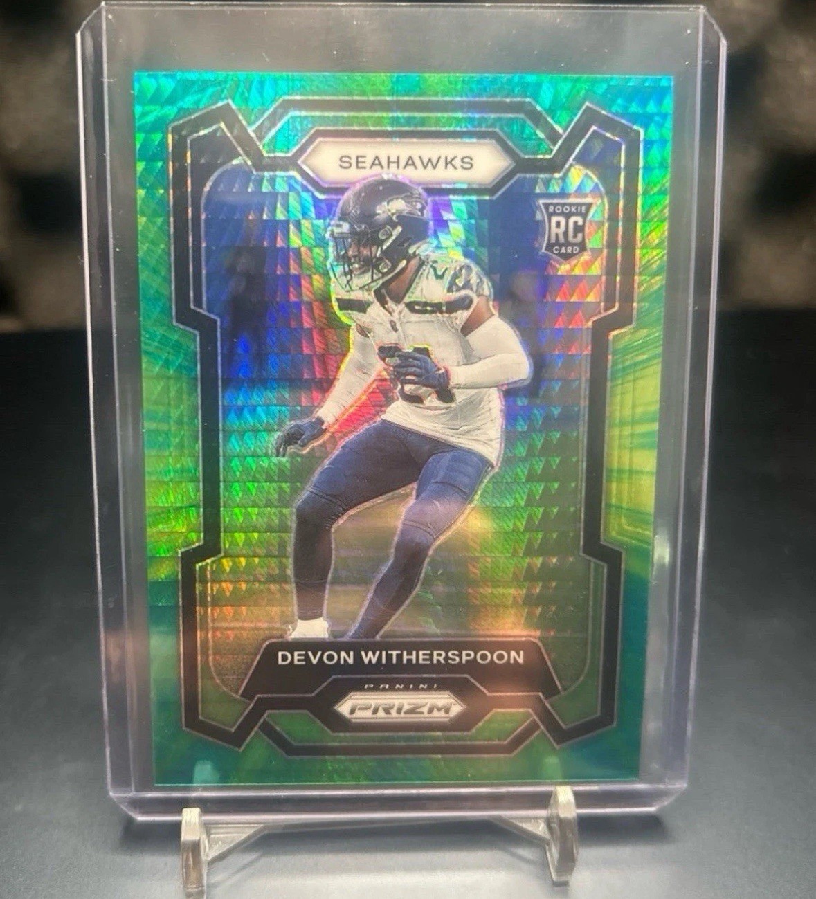 2023 Panini Prizm - Rookie Devon Witherspoon #389 Hyper Prizm /175 (RC)