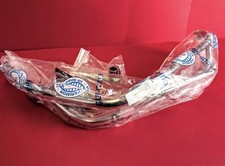 VESPA PX PE T5 LML STAR CHROME 2 PIECE FRONT LEGSHIELD CRASH BARS WITH FIXINGS