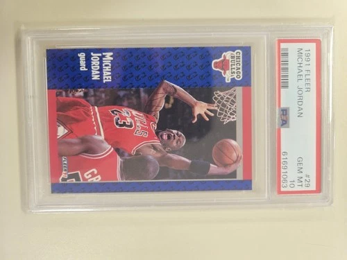 Michael Jordan 1991 Fleer #29 PSA 10 Gem Mint