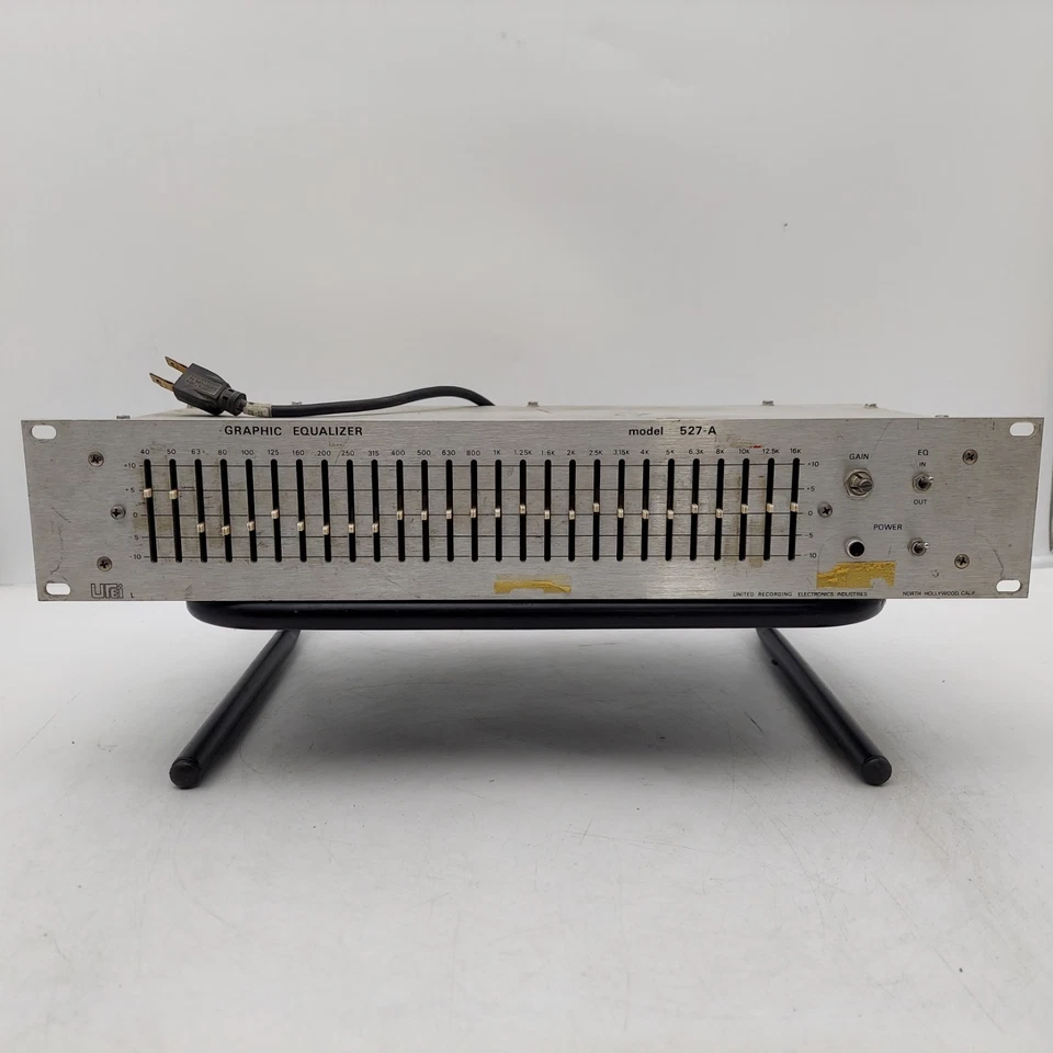 Ecualizador gráfico Urei 527-A 527A rack vintage Foto 2 de 4