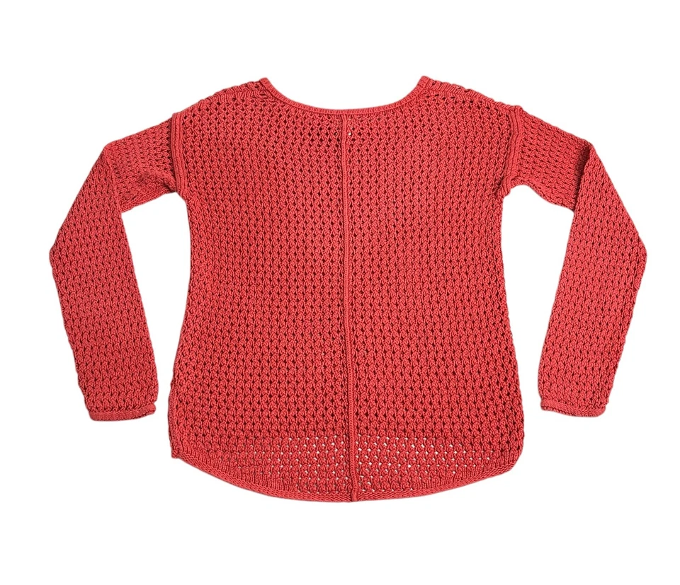 Levi's свитер женщин маленький красный оранжевый крючком открытый трикотажа большого размера громоздкий богемное - Изображение 2 из 4