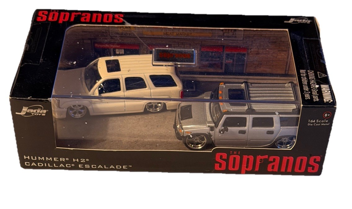 The Sopranos X Jada Diecast Set - Tony's Escalade & Christopher's