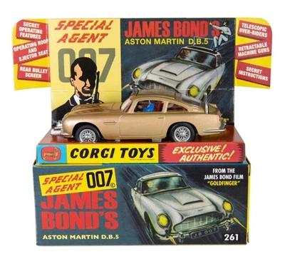 Corgi James Bond's Aston Martin D.B.5 (261) Diecast Car Model