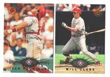 1995 Stadium Club Virtual Reality - TEXAS RANGERS Team Set